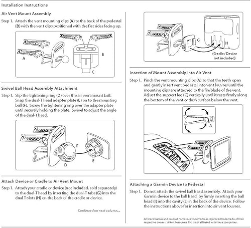 Miniatura 8 de Reemplazo o actualización de parabrisas o tablero de instrumentos con brazo de 3 pulgadas para soportes ARKON Dual T y GPS Magellan
