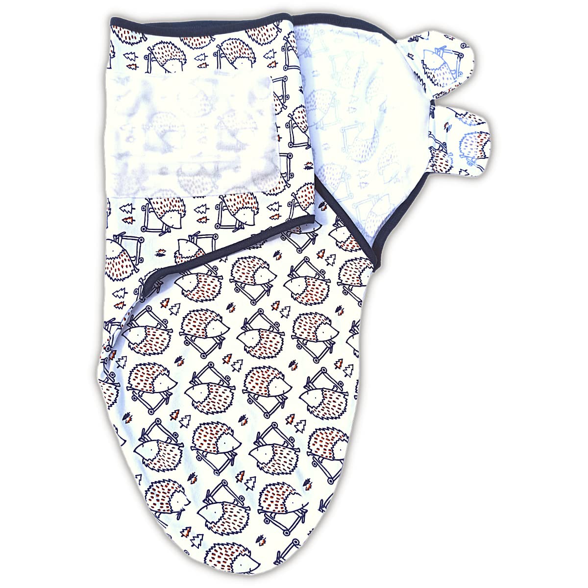 TuddyBuddy 200 GSM 100 Cotton Adjustable Baby Swaddle Wrap for 3