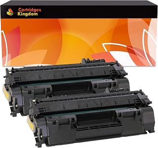 2 Black Toner XL Cartridges compatible with LaserJet P2030 P2035 P2035n P2050d P2055 P2055d P2055dn P2055x i-SENSYS LBP6300dn LBP6650dn | High Yield 10,000 pages | CE505A 05A | 719 (3479B002)