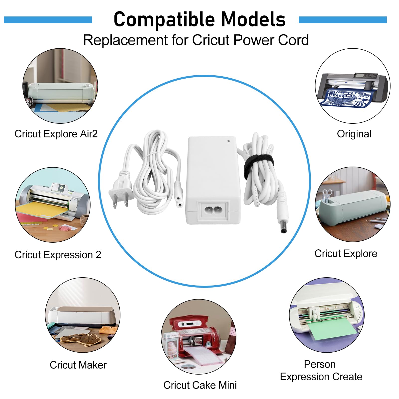 Amazon.com: Power Adapter for Cricut Explore air 2 and Cricut 