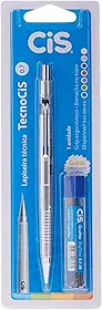 CIS Tecnocis Lapiseira Técnica Blister, 0,7 mm, Prata