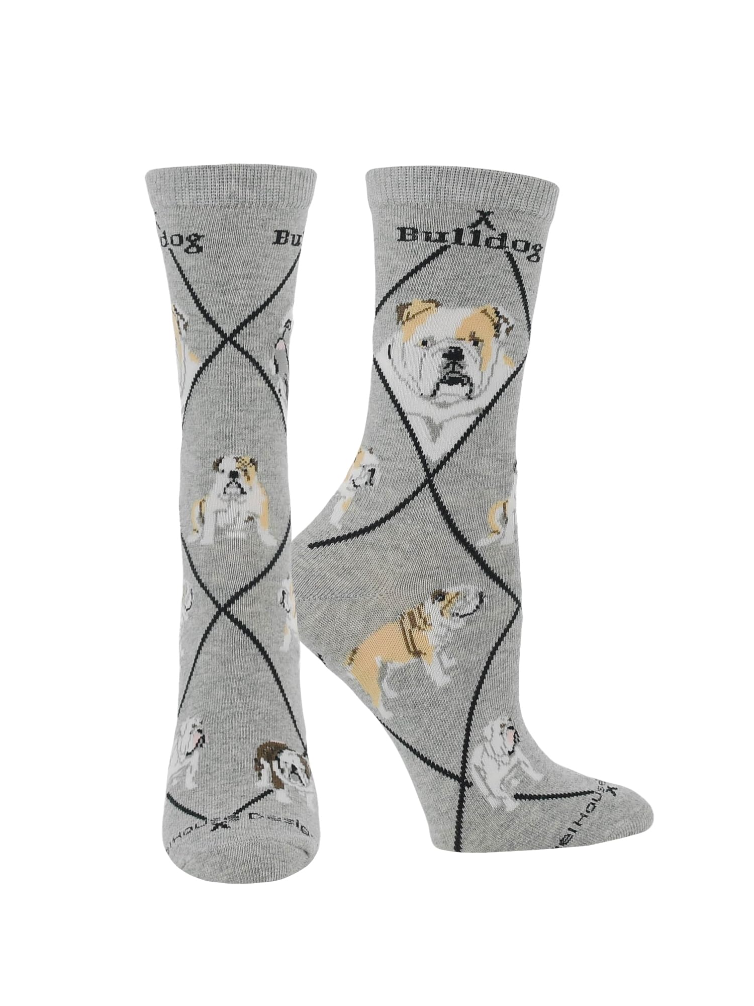 WHD American Bull Dog Crew Socks for Women &amp; Men | Gift for Dog Lovers, Cute Pet Socks