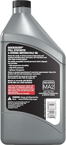 Miniatura 6 de Quicksilver Full Synthetic Motorcycle Oil