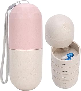 Weekly Pills Organizer Pills Organizer 7 Day with Capsule Shape Mobility & Daily Living Aids to Hold Vitamins