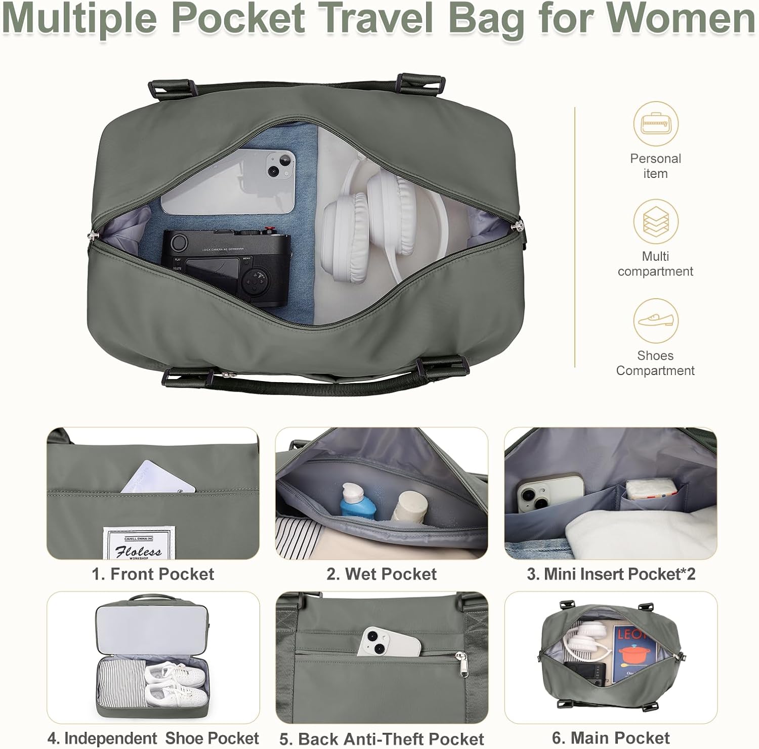 Large Weekender Bags for Women