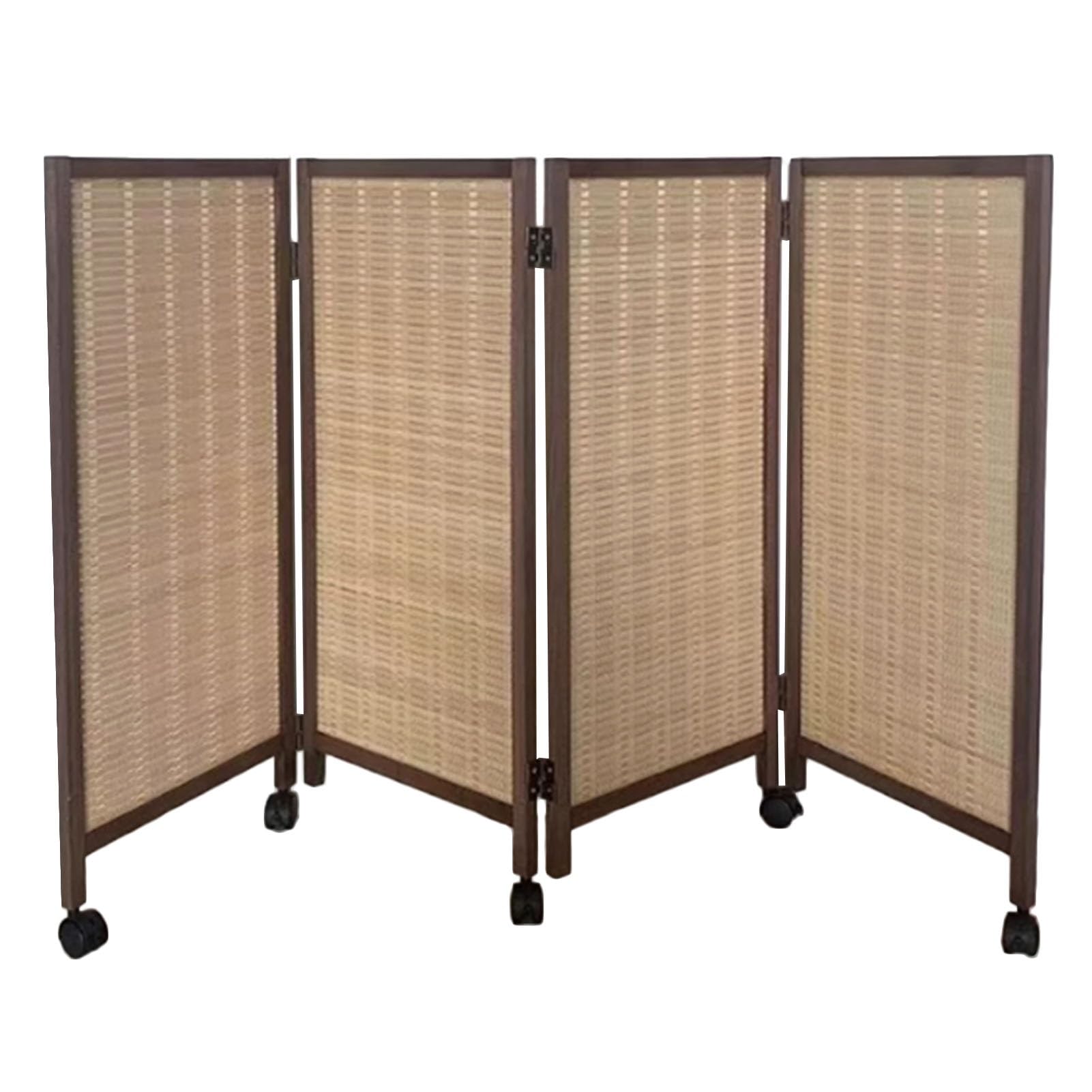 Brise-vue en osier tissé main, cloison amovible haut de gamme pour sublimer votre chambre