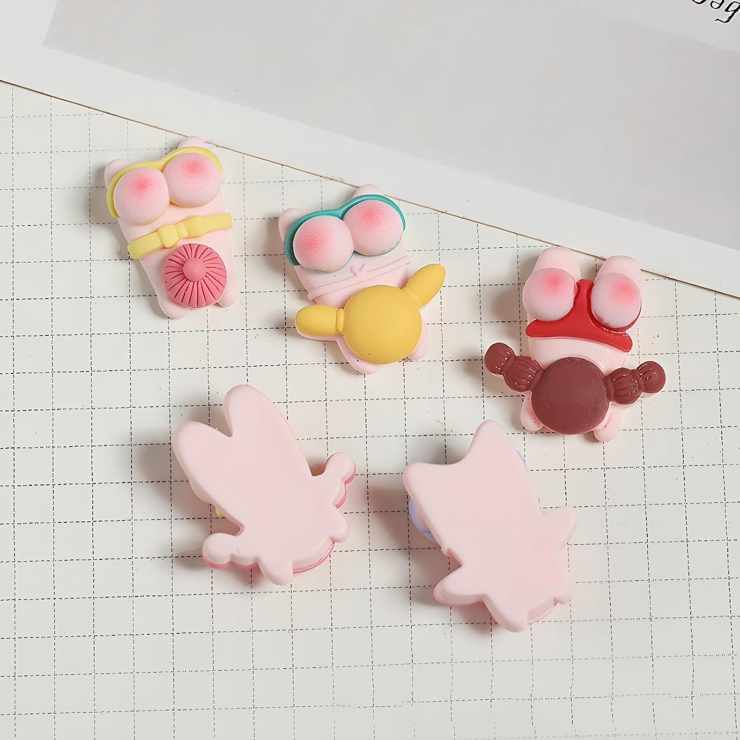 5Pcs Automotive Interior Decoration Accessories for Car Rearview Mirror and Dashboard,Cute Anime Decor for Home Garden Office,Car Decor for Women，Funny Ornament Gifts