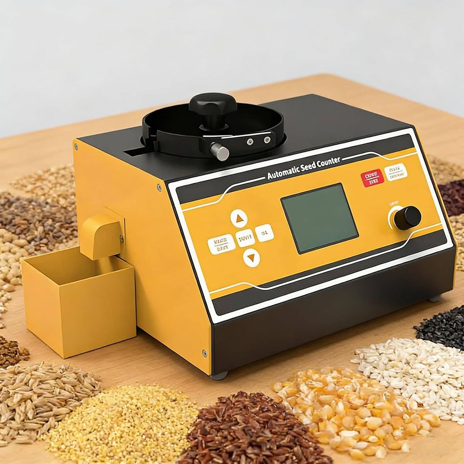 Poimhew Multicolor Automatic Seeds Counter Seed Particle Counter With Counting Range 1 To 12Mm Accuracy ±2‰ Speed ≥1000 /3Min, Seed Batch Analyzer For Agriculture And Research