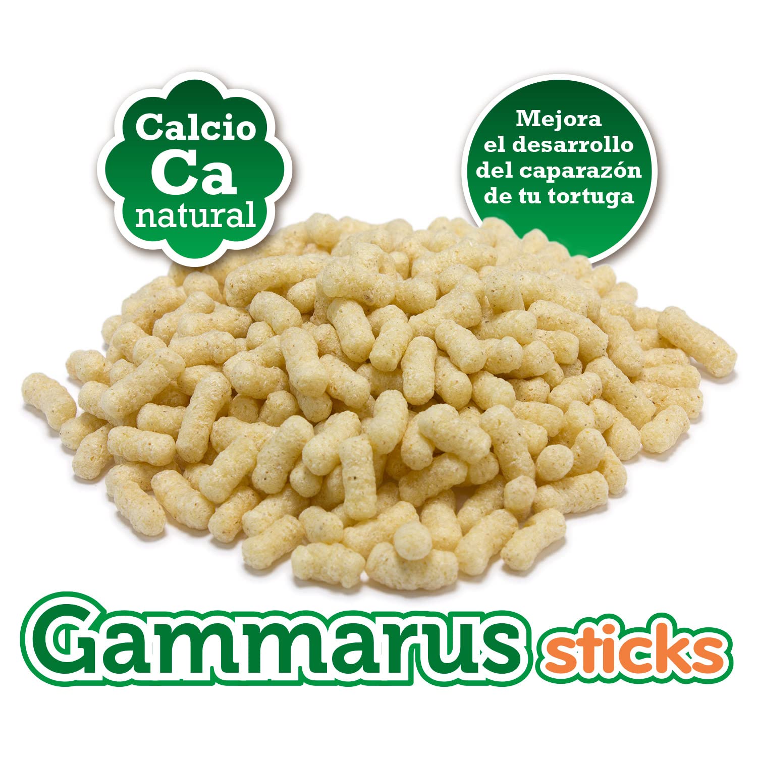 ARQUIVET Gammarus sticks 7.500 ml- Turtle Food Sticks - Natural Food for Aquatic Turtles - Full Food for Water Turtles - 780 gr