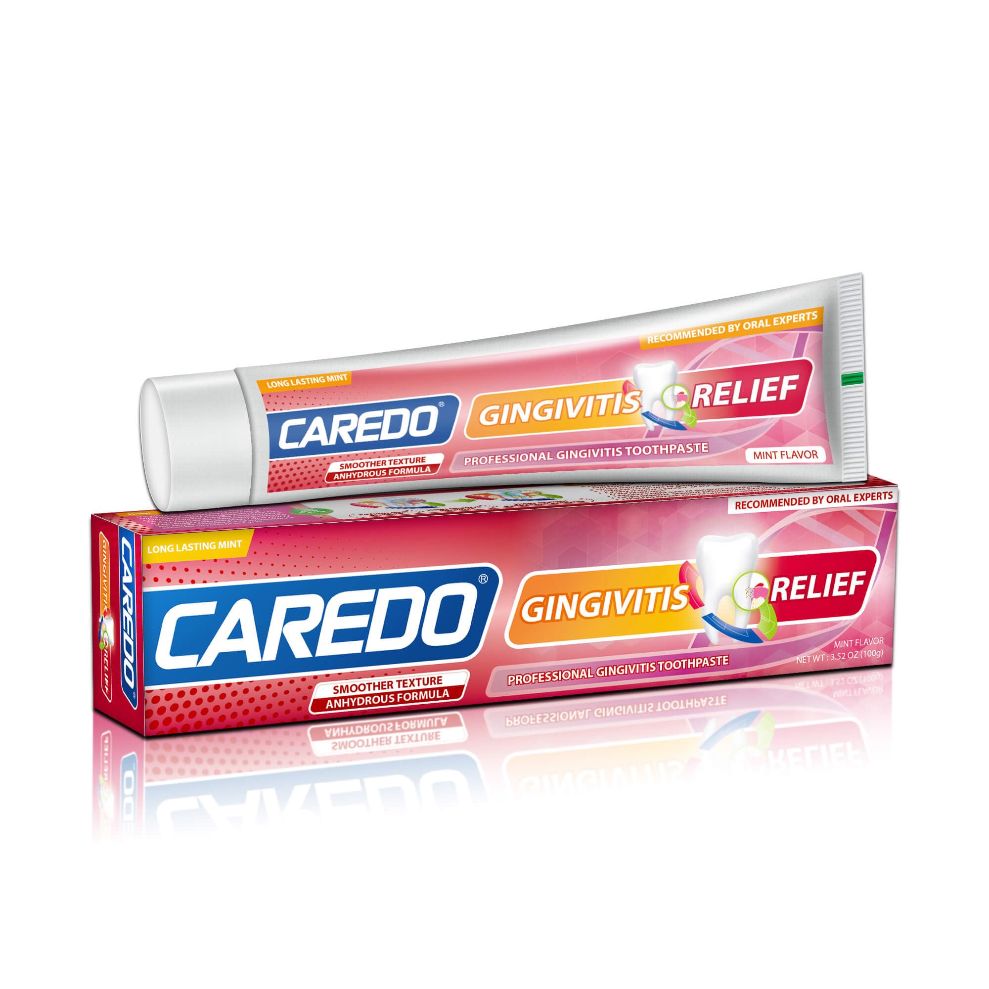 CAREDO Gingivitis Toothpaste Gum Repair for Bleeding Gums, Swollen Gums Treatment for Gum Sensitivity, Gingivitis Treatment for Gum Disease, Reverse