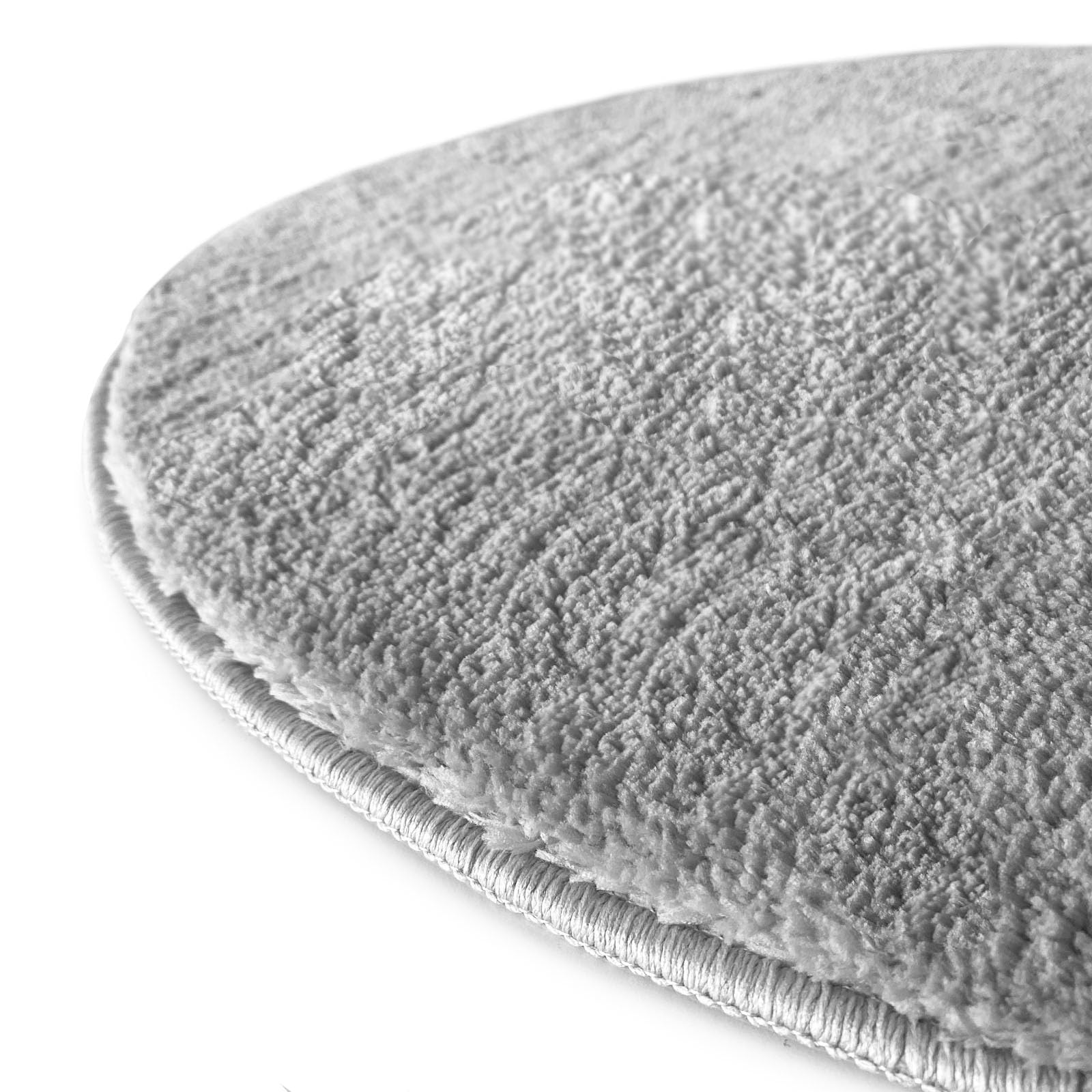 Tapis De Bain Ultra Doux Antidérapant Casa Pura - Microfibre Absorbante 70x120cm Gris Clair, Lavable Machine