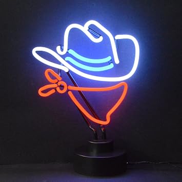 Cowboy Neon Sculpture - by Neonetics Multicolor 16"H x 8"W x 6"D