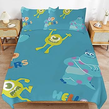 Amazon｜モンスターズ・インク ベッド3点セット 布団カバー