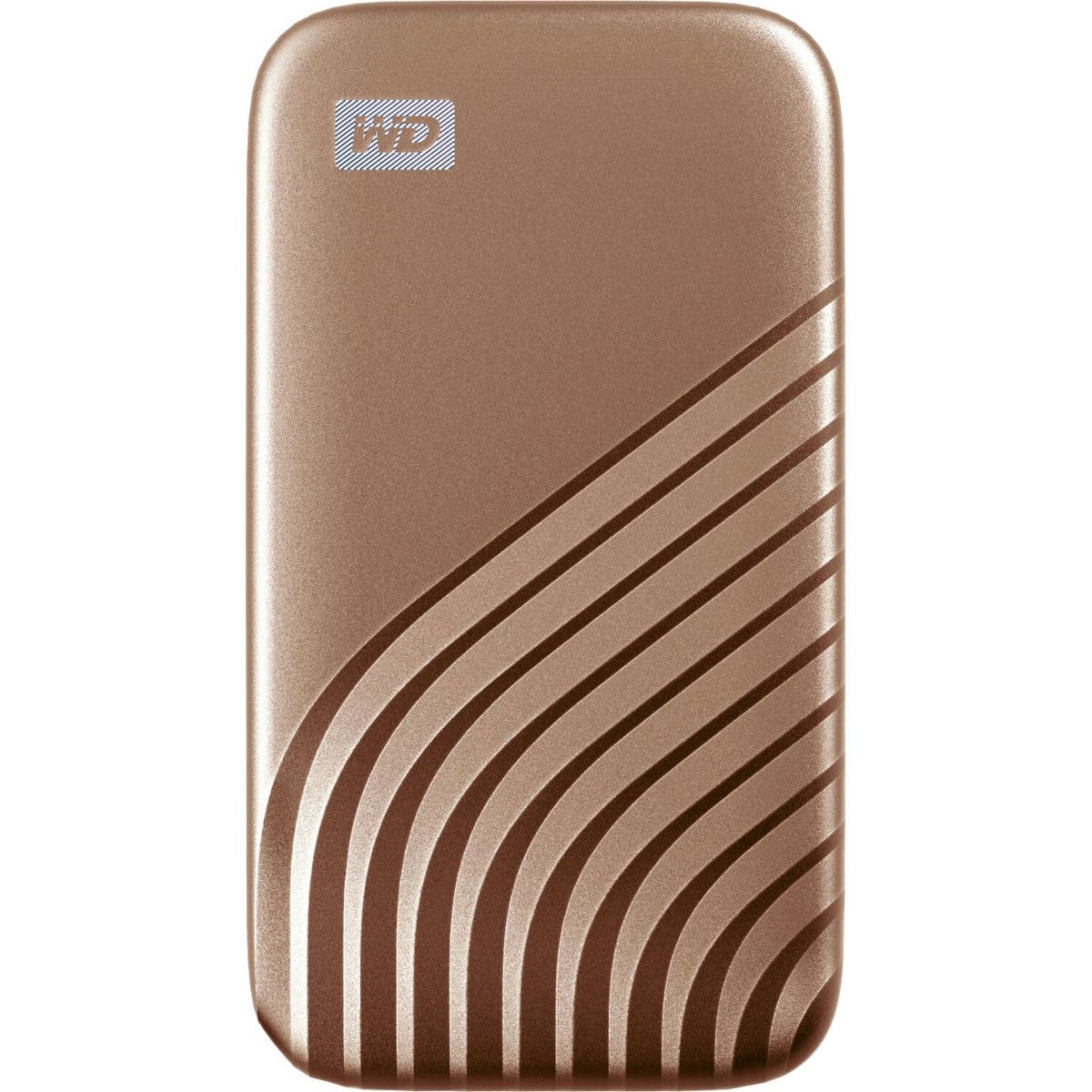 WD My Passport SSD 2 TB mobiler SSD Speicher (NVMe-Technologie, USB-C und USB 3.2 Gen-2 kompatibel, Lesen 1050 MB/s, Schreiben 1000 MB/s) Rose Gold