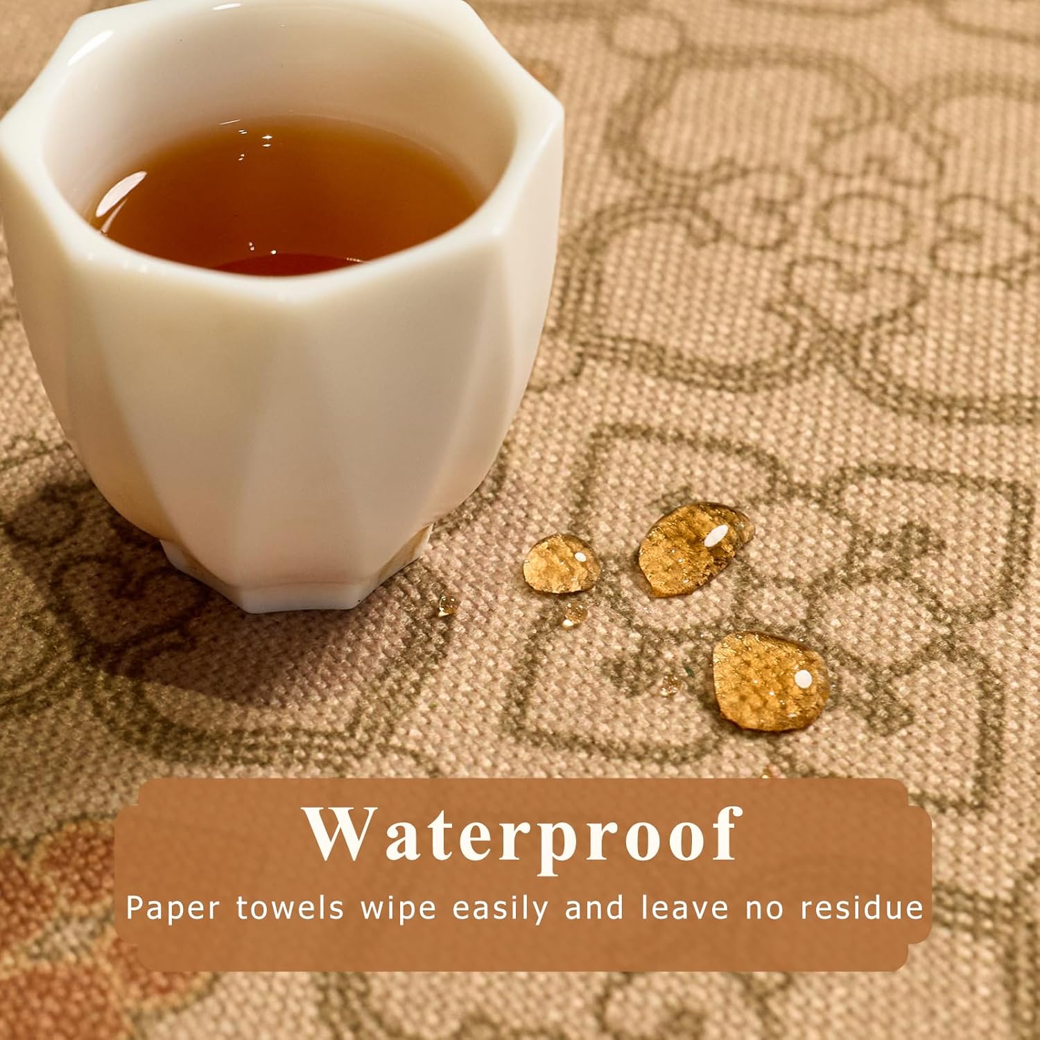 Brown Tassel Table Runner 13x118 Inch Long Farmhouse Boho Cotton Linen Dining Buffet Decor Thick Fall Harvest Persimmon Fringe New Year's Day Christmas Holiday Table Decoration for Living Room