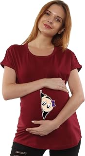 Sillyboom Maternity Girl Cross ZipT-Shirt for Pregnant Women Price In India
