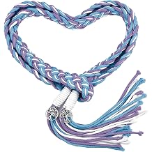 NICENEEDED Wedding Handfasting Cord, Blue Rustic Wedding Lasso Lazos Wedding Cord, Cotton Wedding Lasso Rope Traditional Celtic Pattern Handfasting Cord