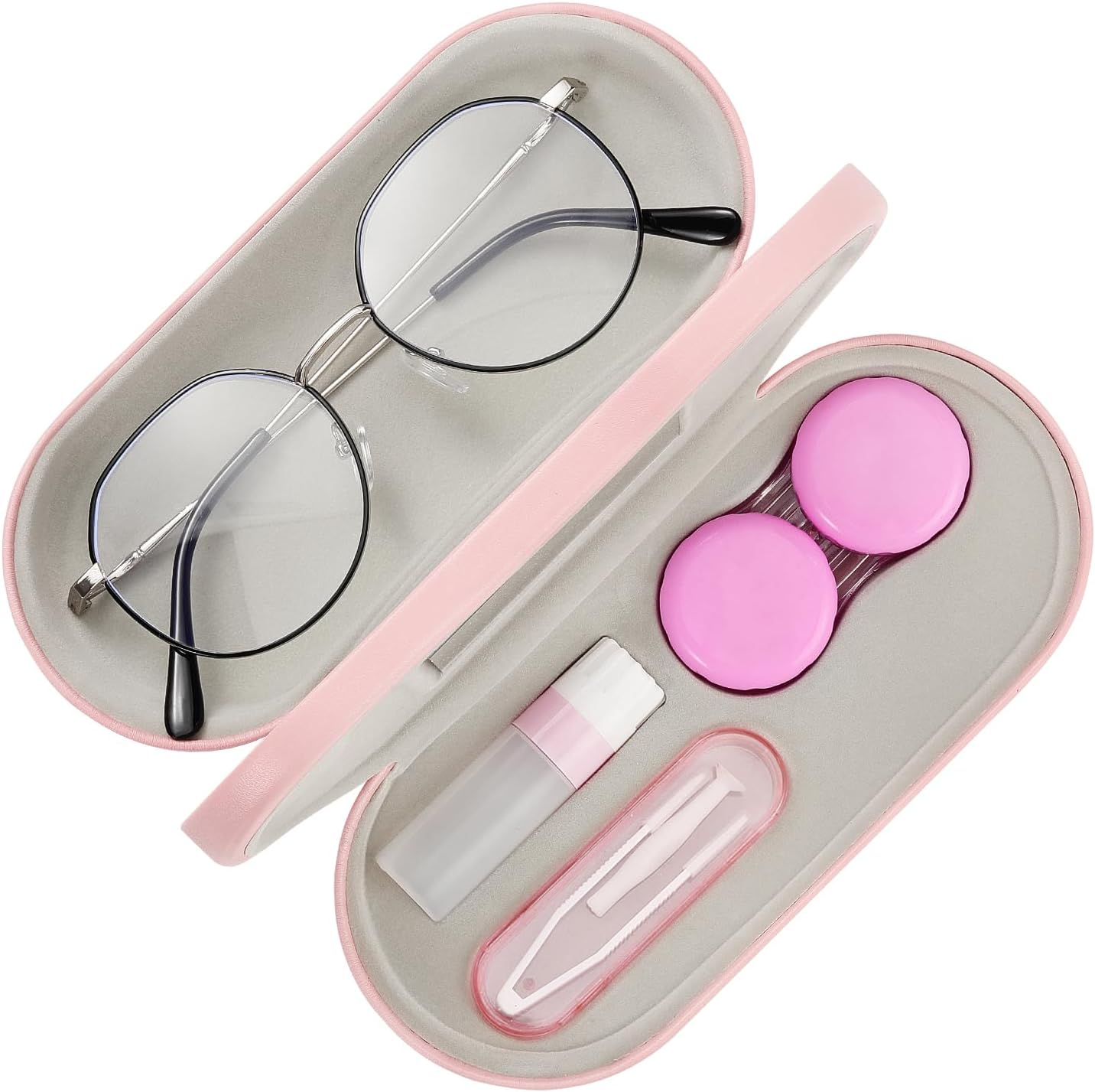 MoKo Double Eyeglass Case, Contact...