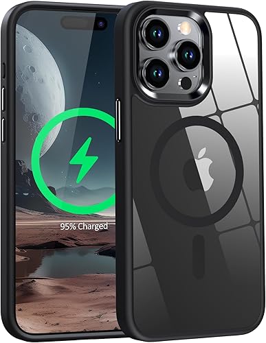 saputu Compatible con iPhone 12 Pro Max, con 2 protectores de pantalla + 1 protector de lente de cámara parte trasera de policarbonato duro mate y