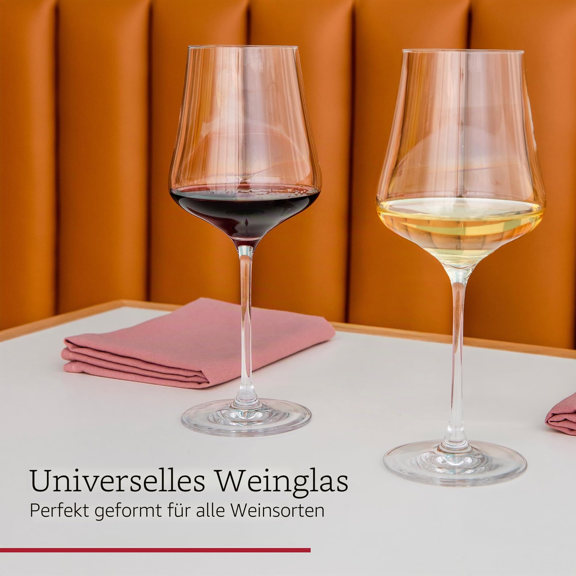 Gabriel-Glas StandArt Kristallweingläser, 4er-Set mit Geschenkboxen, Premium-Weinglas für Rot- und Weißwein, spülmaschinenfest, bleifrei, 473 ml