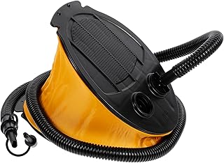 Veemoon Tambor De Ar Bomba De Pé Para Fole Inflável Bomba De Ar De Pé Bomba De Fole Colchão Pedal De Fole Bomba De Pé De Fole Amarelo Barril De Ar