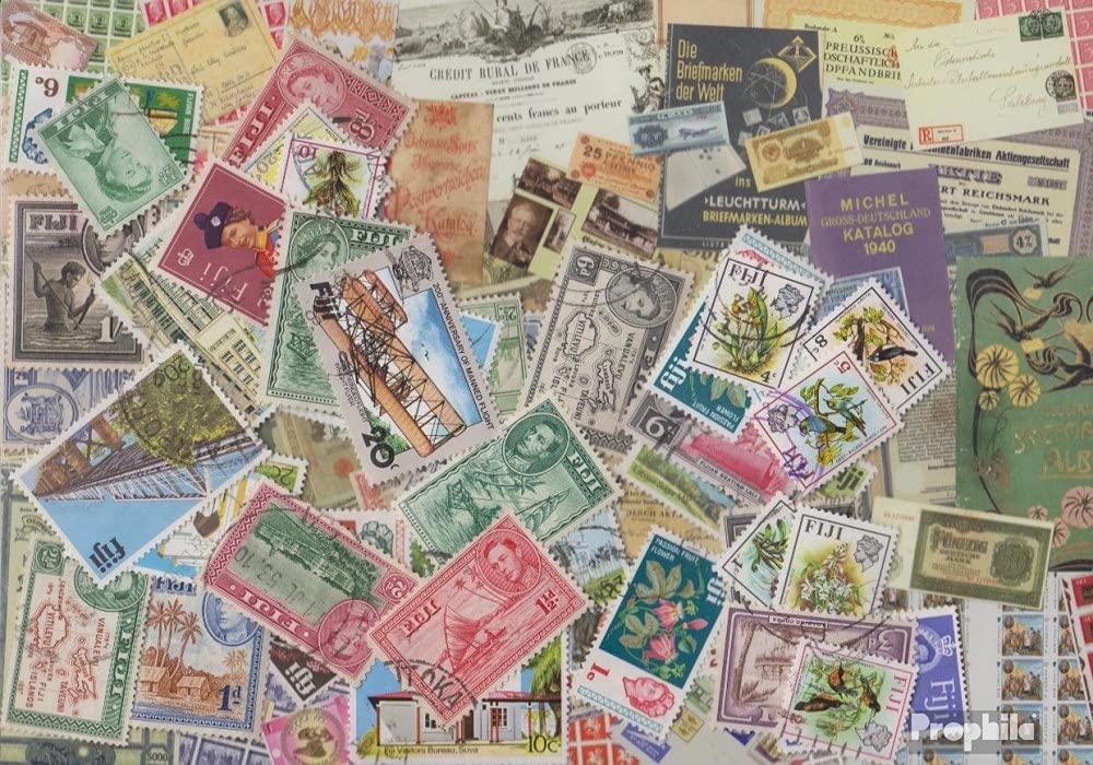 Fiji-islas 100 varios sellos (sellos para los coleccionistas)