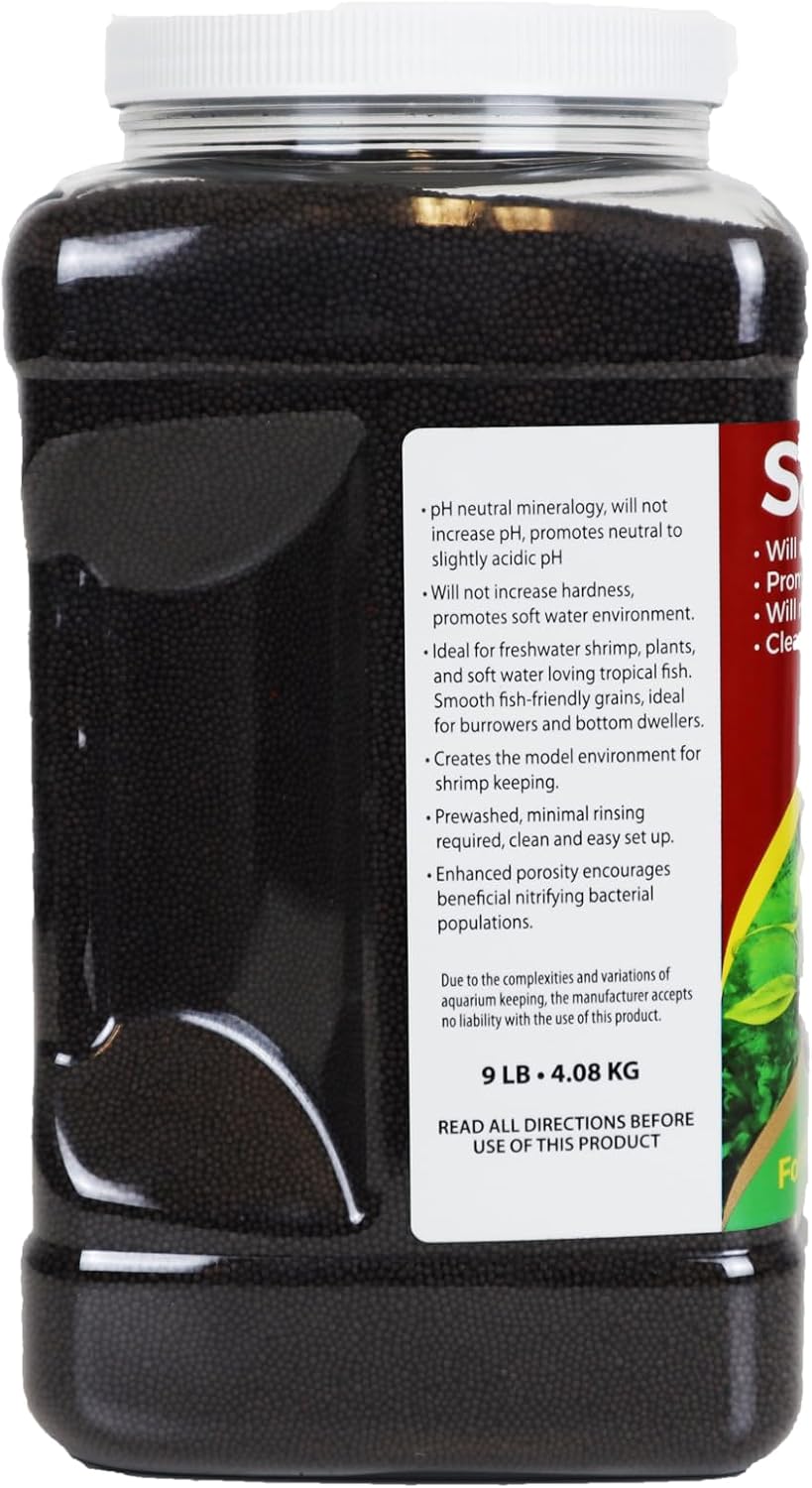 CaribSea Dry Packed Substrate Samurai Soil 9lb for Shrimp and Planted Aquaria