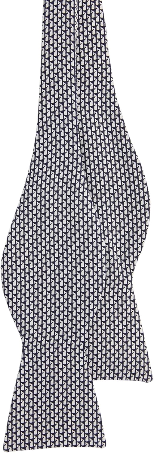 vineyard vines Men's Micro Whales Silk Bow Tie