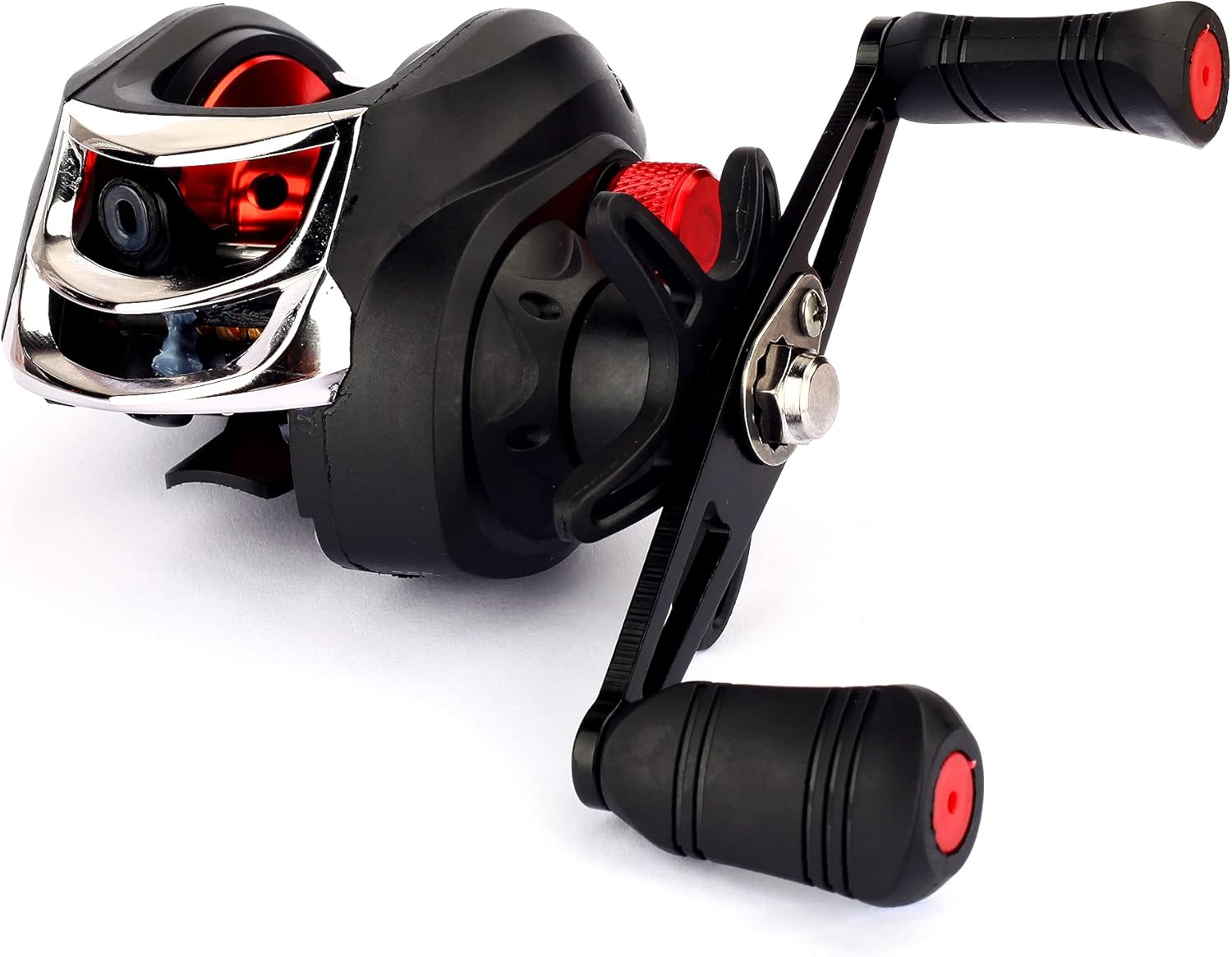 Fishing Baitcasting Reels 7.2:1 Gear Ratio10 Magnet Braking System Double Handle Casting Reels