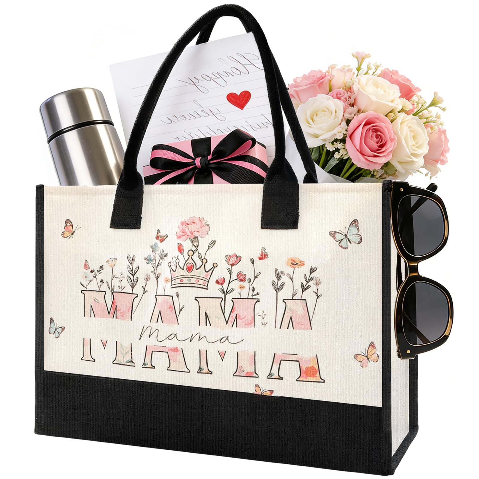 Amazon.com: DFPDFP Mom Mama Bag - Large Tote Bag for Women