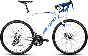 【美品】HILAND ロードバイク 700c ホワイト Lサイズ 2×7 Amazon | HILAND ロードバイク シマノ製21段変速 700C 超軽量アルミ