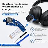 USB C Charging Port Replacement for Sony WH1000XM4 - USB Type C Port, FPC Included - 2