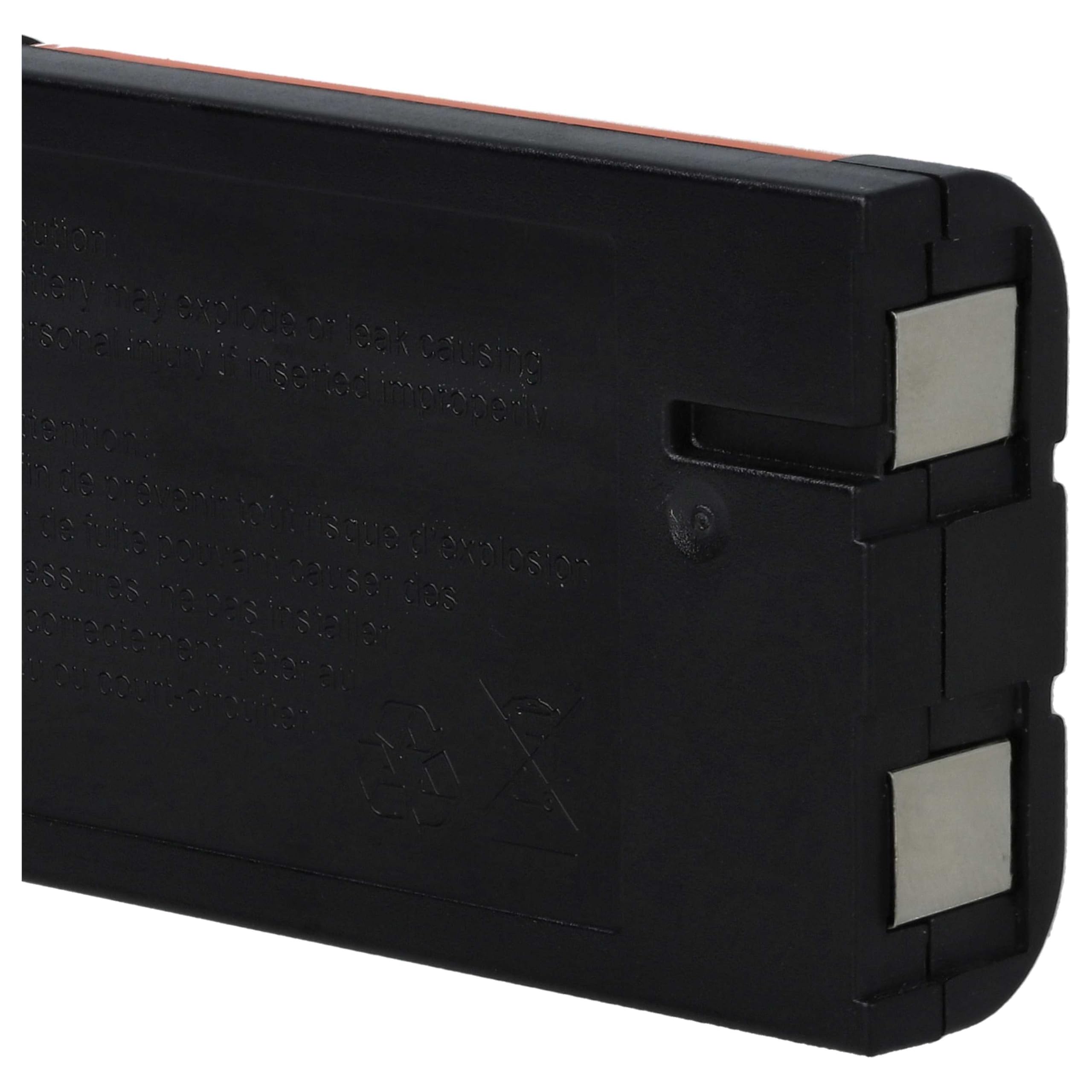 vhbw 1x NiMH akumulator 850 mAh (3,6 V) pasuje do bezprzewodowego telefonu stacjonarnego Panasonic KX-TG2336S, KX-TG2343, KX-TG2343P, KX-TG2343W, KX-TG2344, KX-TG234B