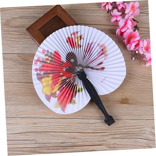 Miniatura 4 de IMIKEYA Ventilador de papel de mano, 6 unidades, mini ventiladores para niños, ventiladores plegables, ventilador de papel, portátil, regalo para