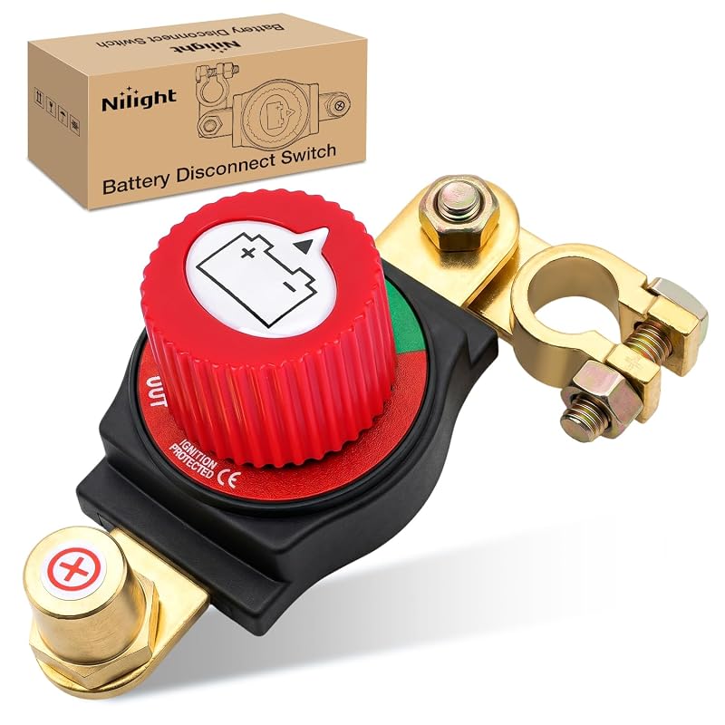 Chave Seccionadora de Bateria Nilight para Terminal Positivo Superior 275 A – 1 unidade