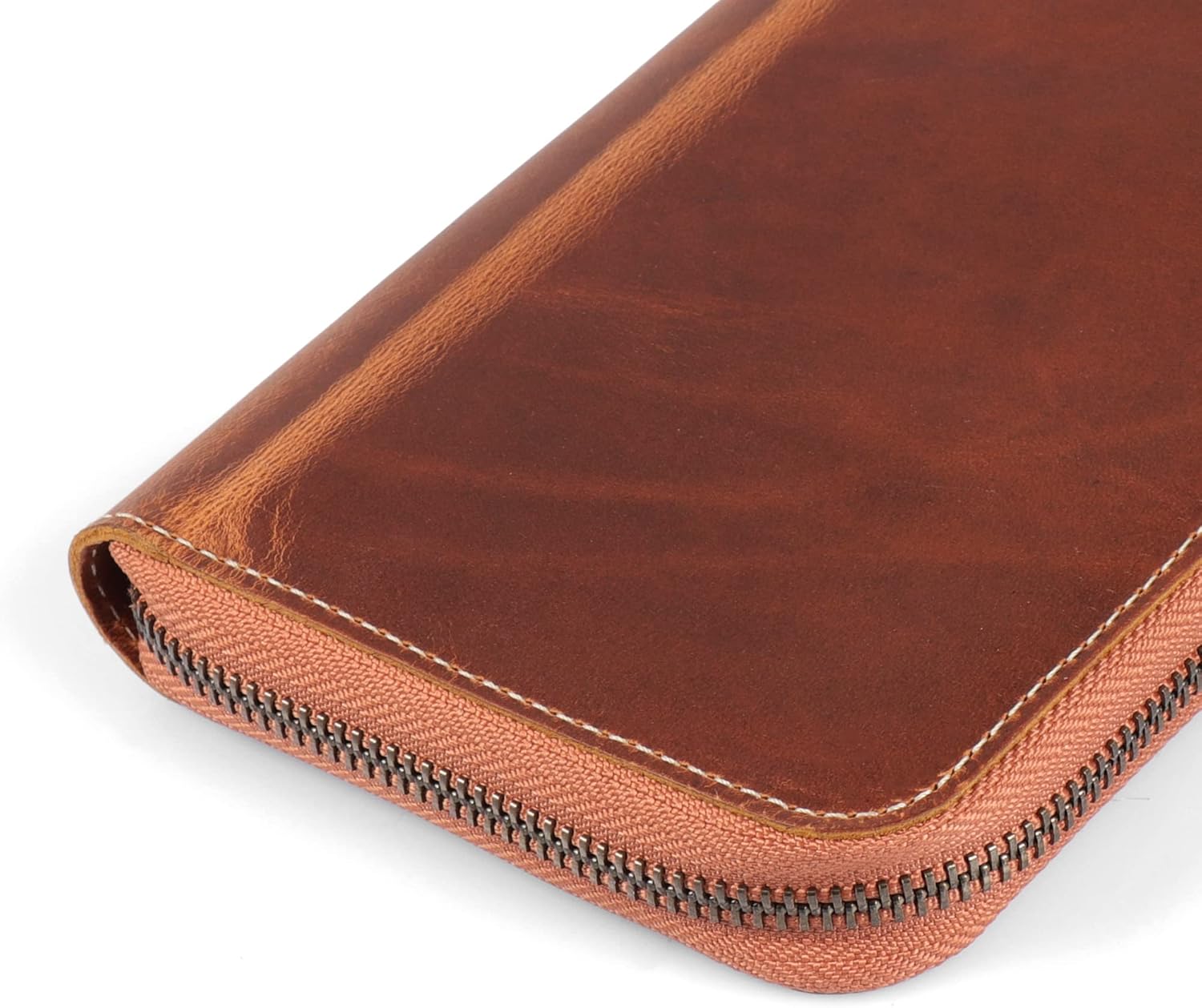 Londo Genuine Leather Padfolio – Portfolio Folder with Pencil Holder, Notepad & Zipper Closure for Business, Office & Travel
