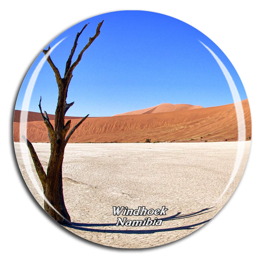 Weekino Sesriem Windhoek Namibia Fridge Magnet 3D Crystal Glass Tourist City Travel Souvenir Collection Gift Strong Refrigerator Sticker