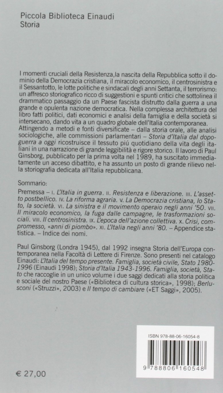 Storia d'Italia dal dopoguerra a oggi