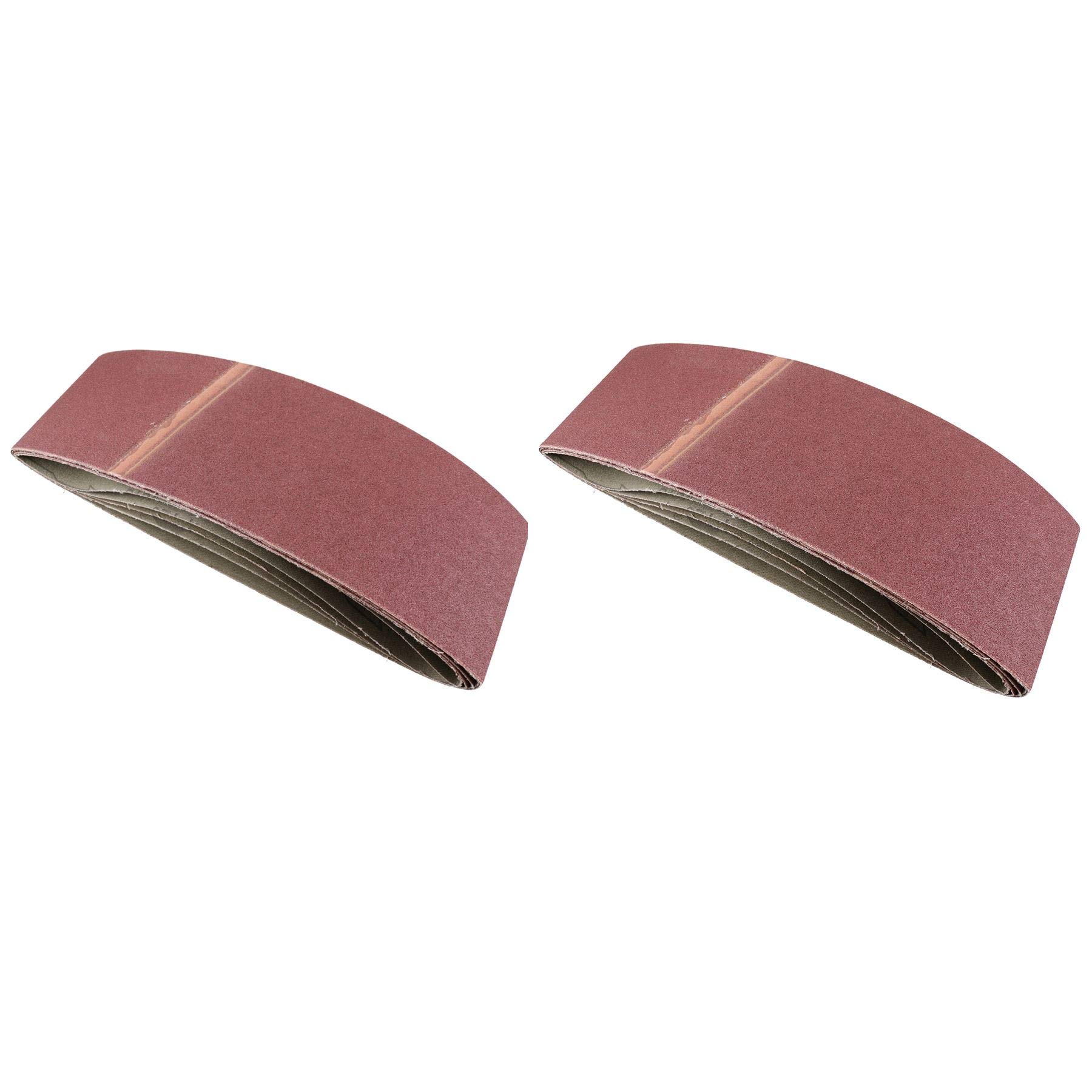 Bandes abrasives 533mm x 75mm grain 120 haute résistance pour ponçage régulier
