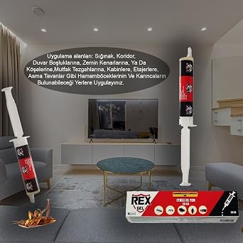 Hamam Böceği Haşere ve Karınca Için Uzun Süre Etkili Jel Yem Böcek Kalıcı Etki 20 gr