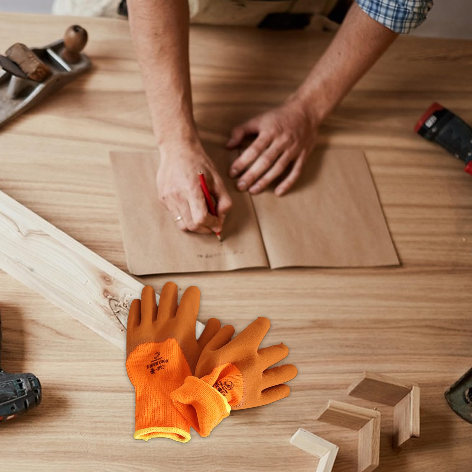 Guantes impermeables para hombres y mujeres, guantes de trabajo de invierno para clima frío, guantes de trabajo térmicos de invierno para mujeres, hombres para trabajar el metal, pintura en
