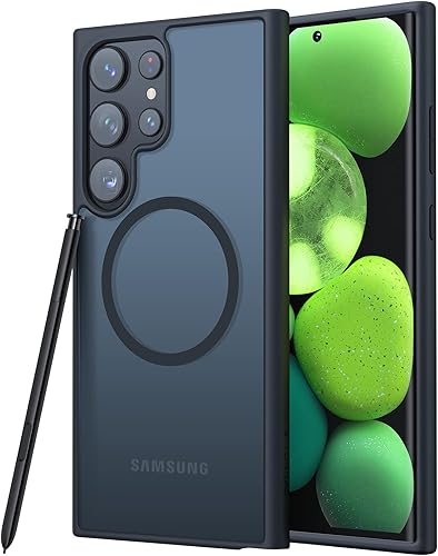 Miniatura 14 de TORRAS - Funda protectora magnética para Samsung Galaxy S23 6.1 pulgadas, prueba de caídas de grado militar, apta para MagSafe, parte trasera Negro