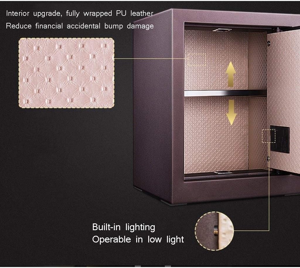Security Safes All-Steel Safety Safe Wall-Mounted Safe Box Office Anti-Theft Strongbox for Cash Jewelry Passport (Color : Style1)