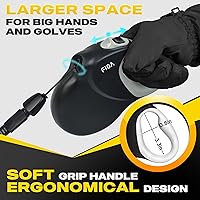 Vista 5 de Fida Correa retráctil mejorada para perros de 30 pies, correa resistente para mascotas para razas medianas/grandes de hasta 110 libras, correa