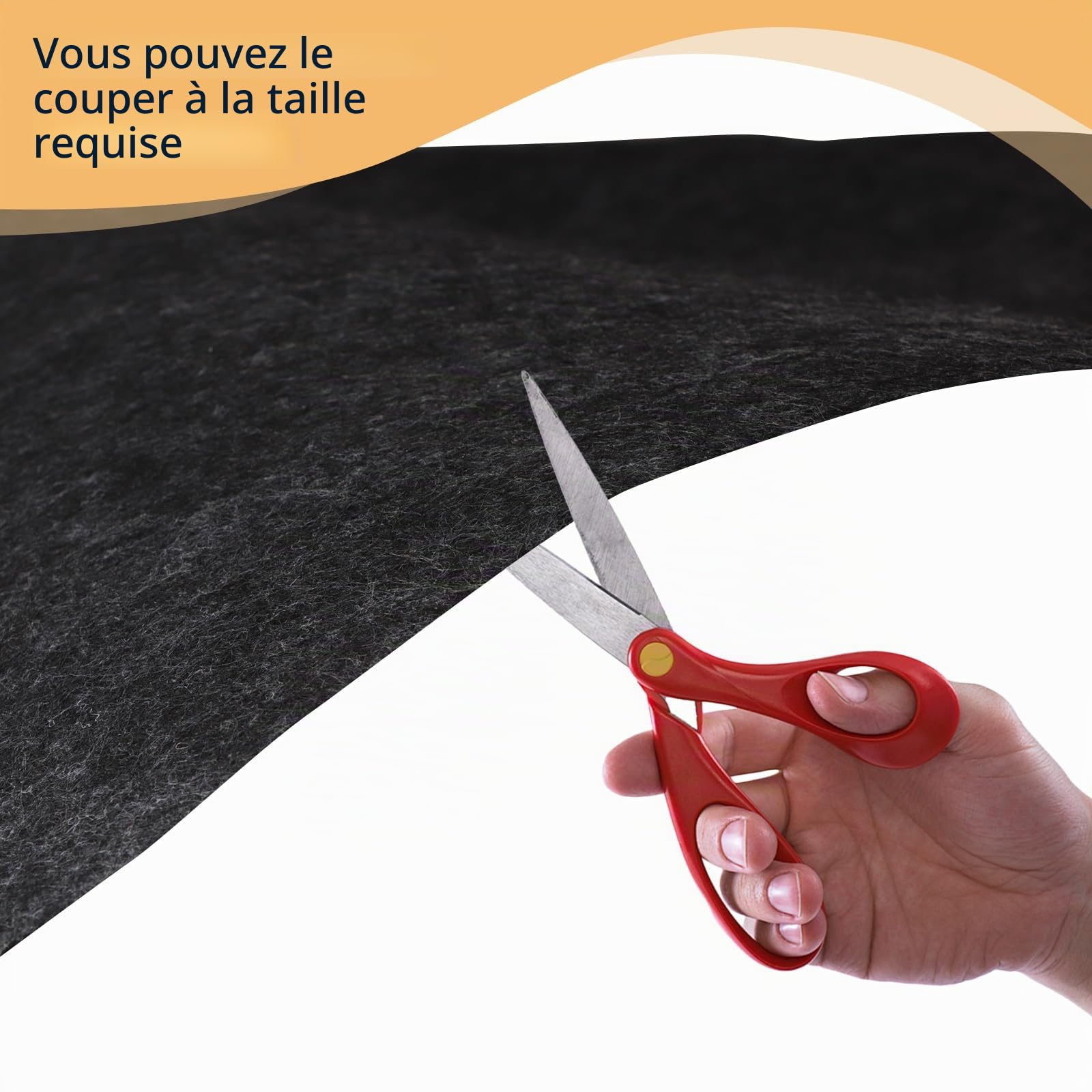 Les-Theresa Tapis de sol imperméable lavable pour protéger le sol de l'abri de l'usure (100 x 160 cm)
