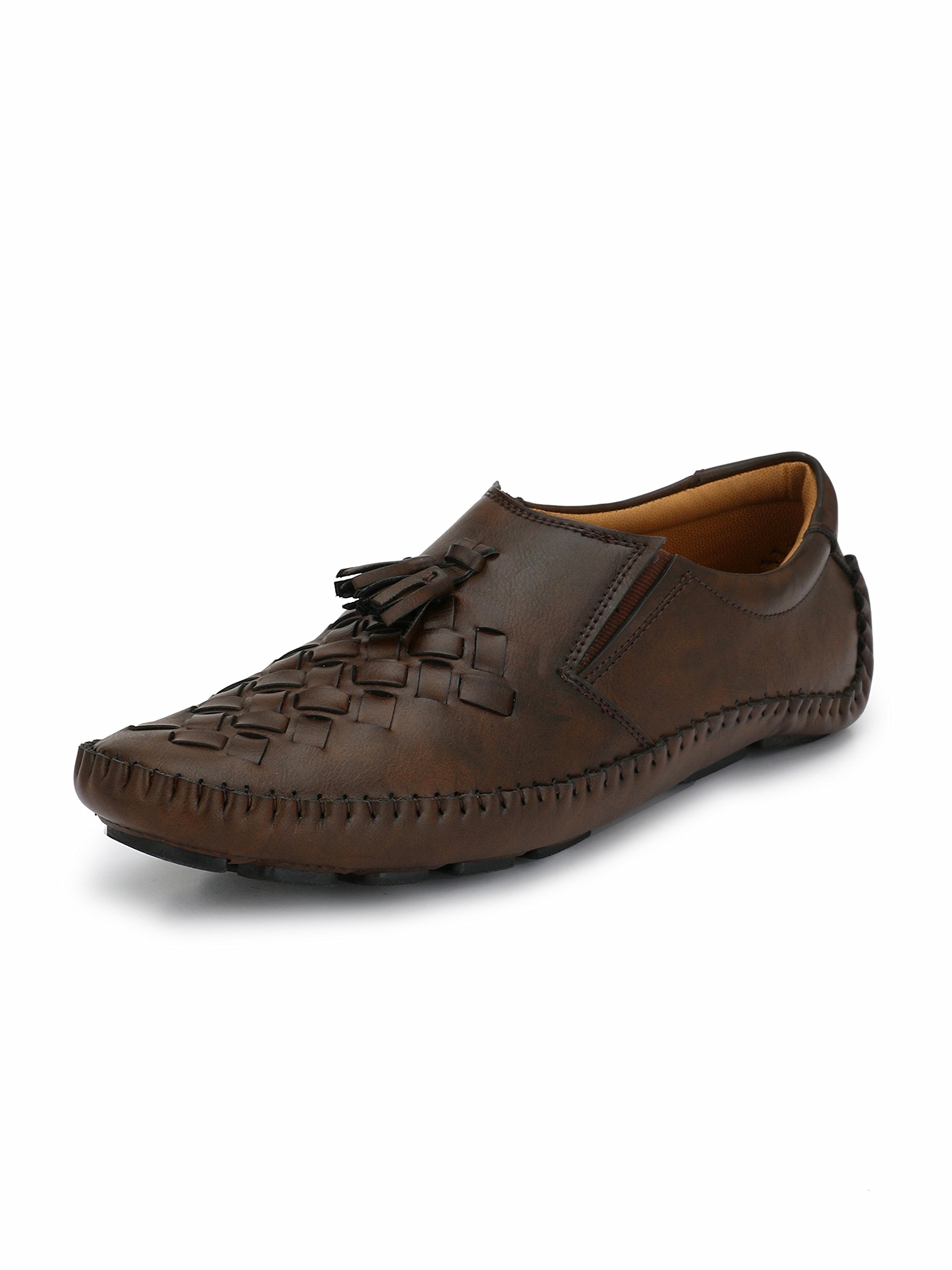 Prolific Mens Brown Loafers-8 UK/India (42 EU) (CM9181-Brown-8) (B07B4GGB58) Amazon Price History, Amazon Price Tracker