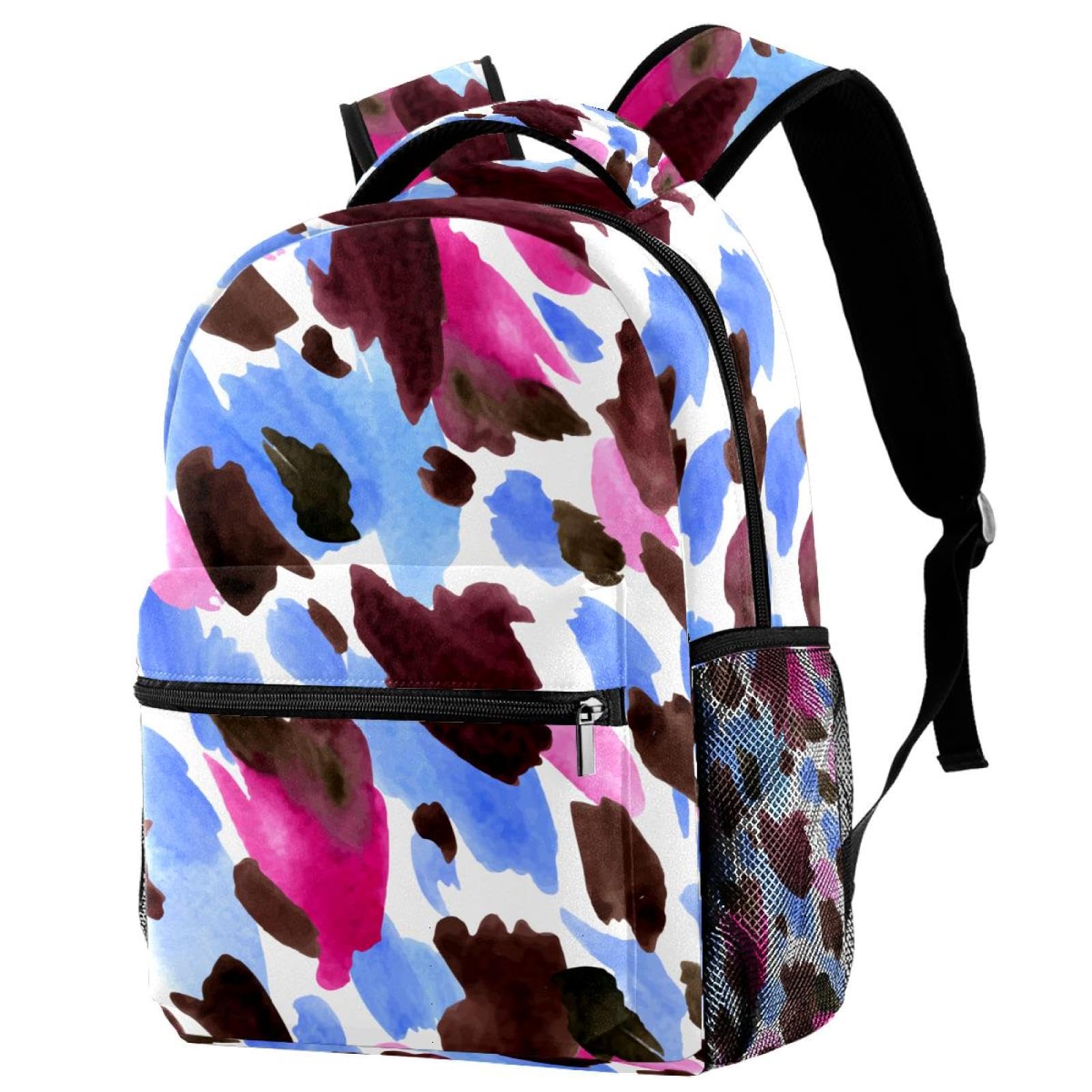 Sac à dos scolaire multicolore confortable pour collège et travail