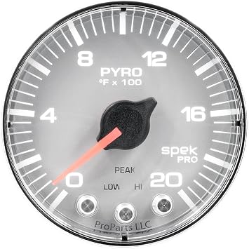 AutoMeter P310218 Spek-Pro Instrument Panel Fuel and Temperature Combo Gauge