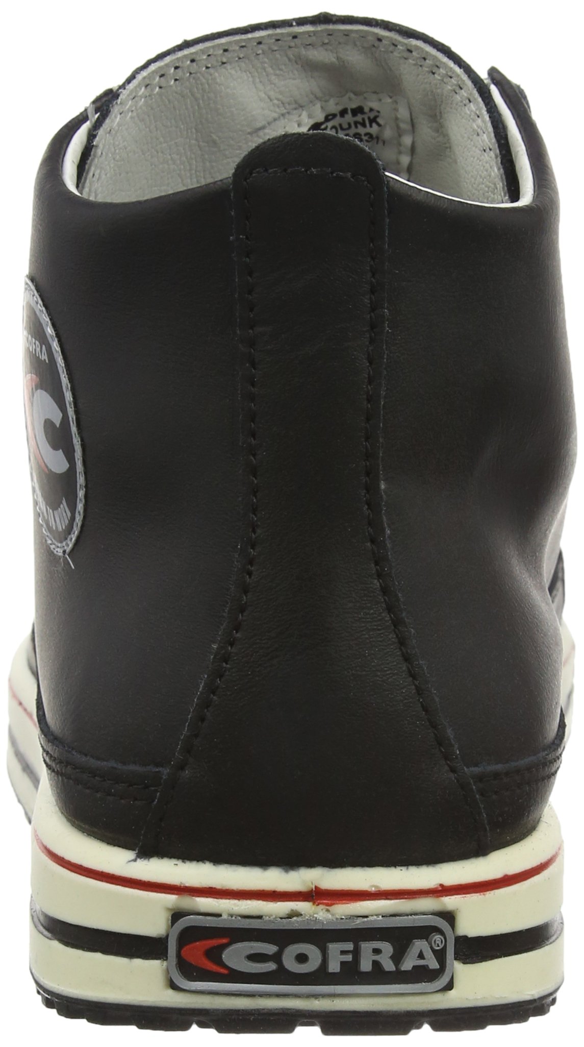 Cofra 35040-001.W42 - Zapatillas de Seguridad (Talla 42, S3 SRC, Color Negro y Blanco)