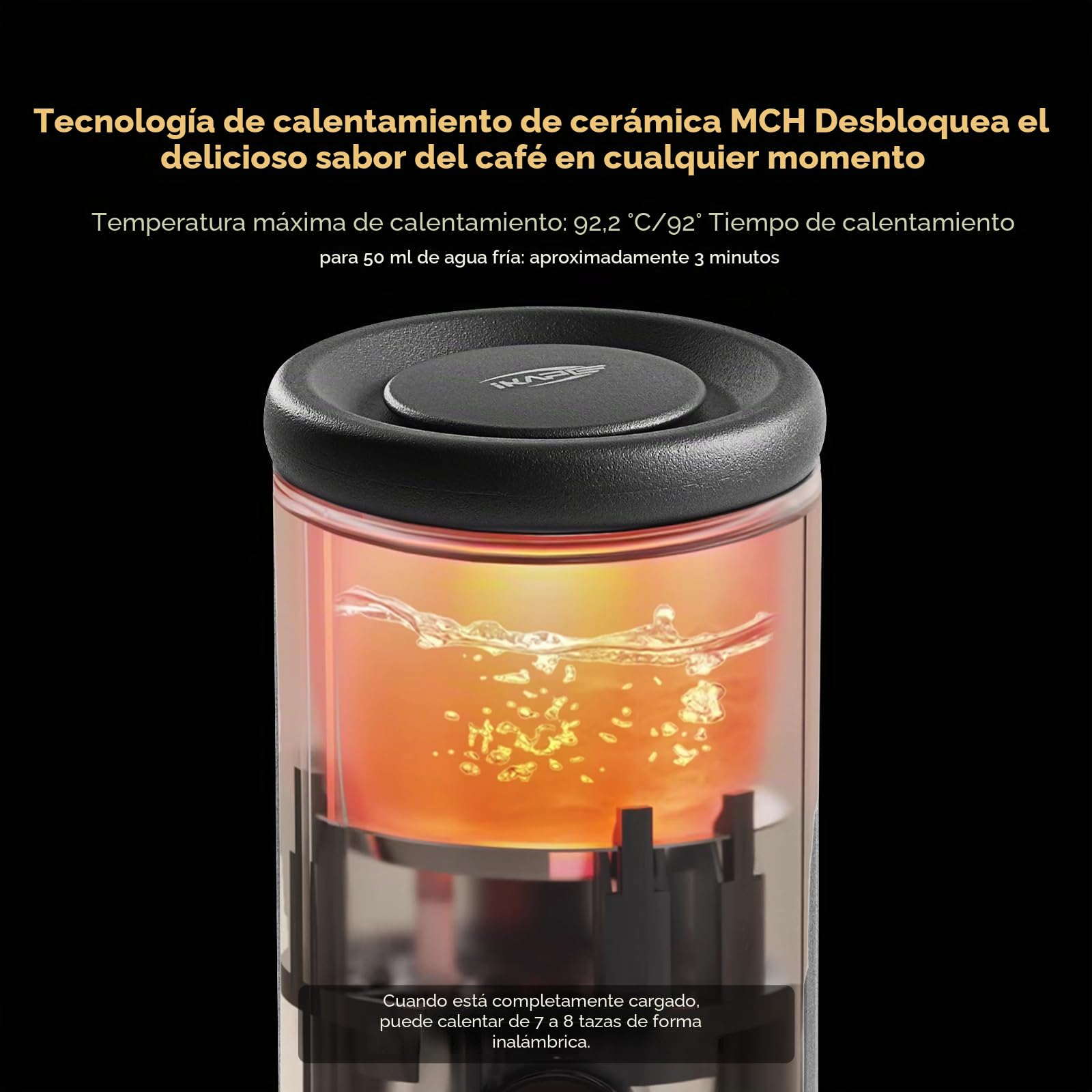 IKAPE KAPO K2 Pro Cafetera de Espresso Portátil con Conexión a App Bluetooth y Cesta sin Fondo de 58 mm, Cafetera Eléctrica, Presión de 20 bar, para Hogar, Viajes, Camping